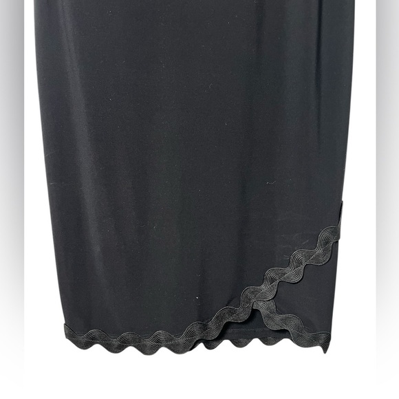 Joseph Ribkoff Black Jersey Cocktail Dress Womens Size 10 - Picture 2 of 5